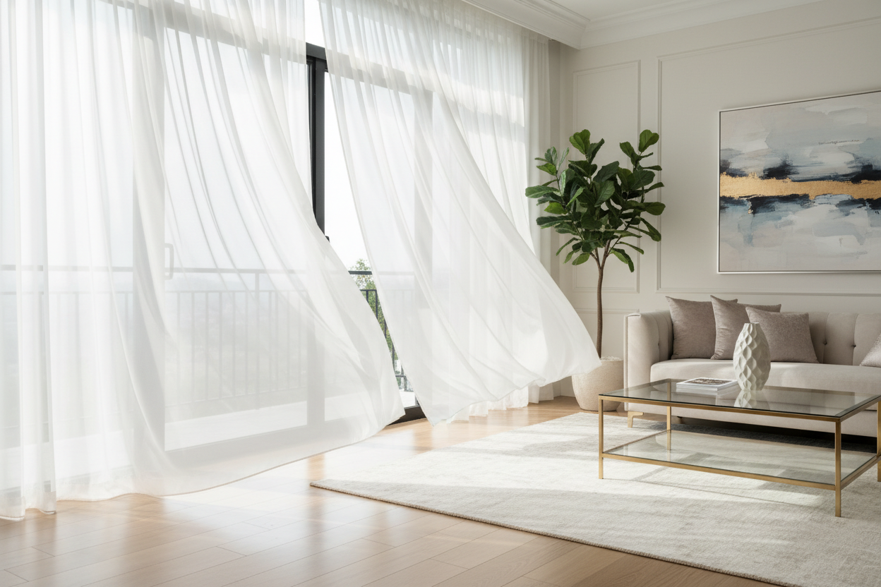 The Art of Sheer Curtains: How Voile Transforms Your Living Space